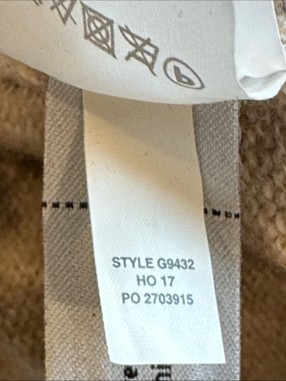 J.Crew 100% Lambswool Shawl Collar Button Neck Sweater Tan Size XL